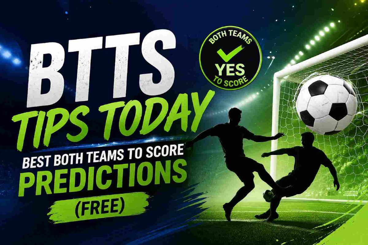 BTTS Tips Today – Best Both Teams to Score Predictions (Free)